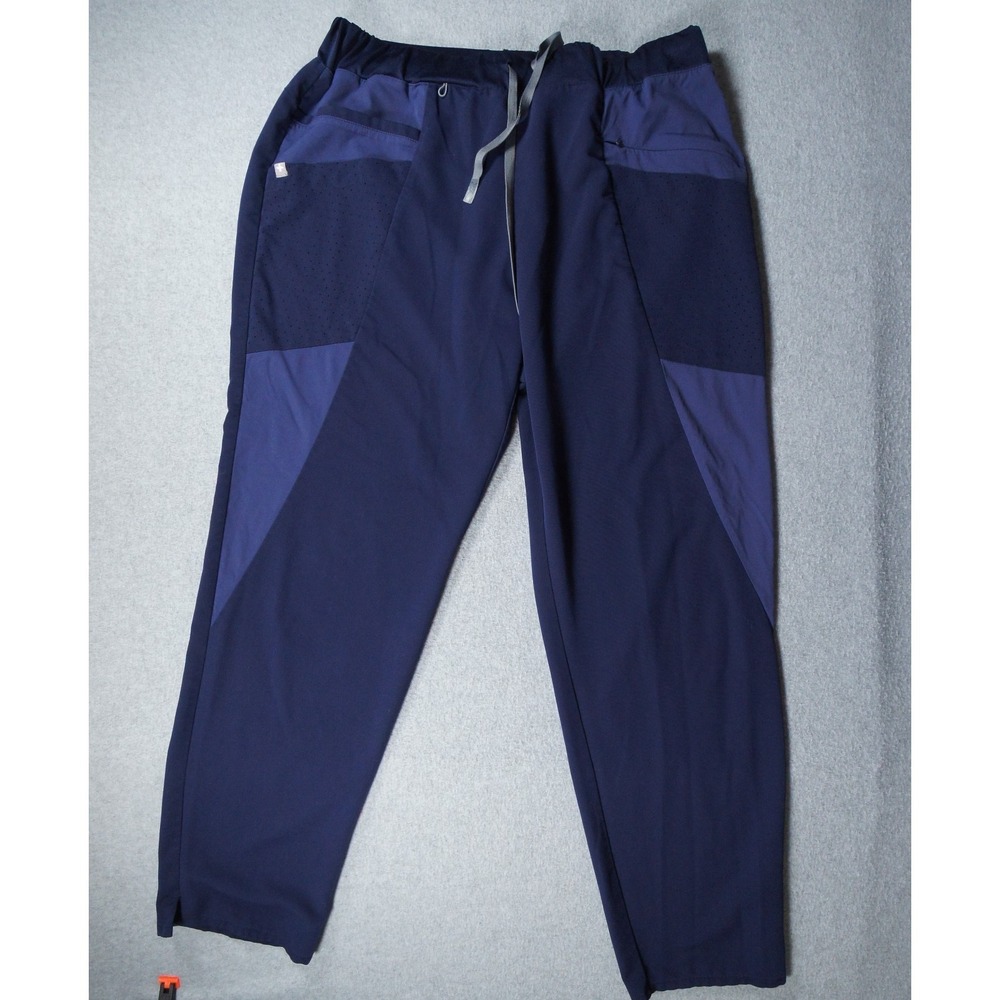 Figs Pants Mens XLarge Blue Scrub Technical Nurse Medical Workwear Stretch